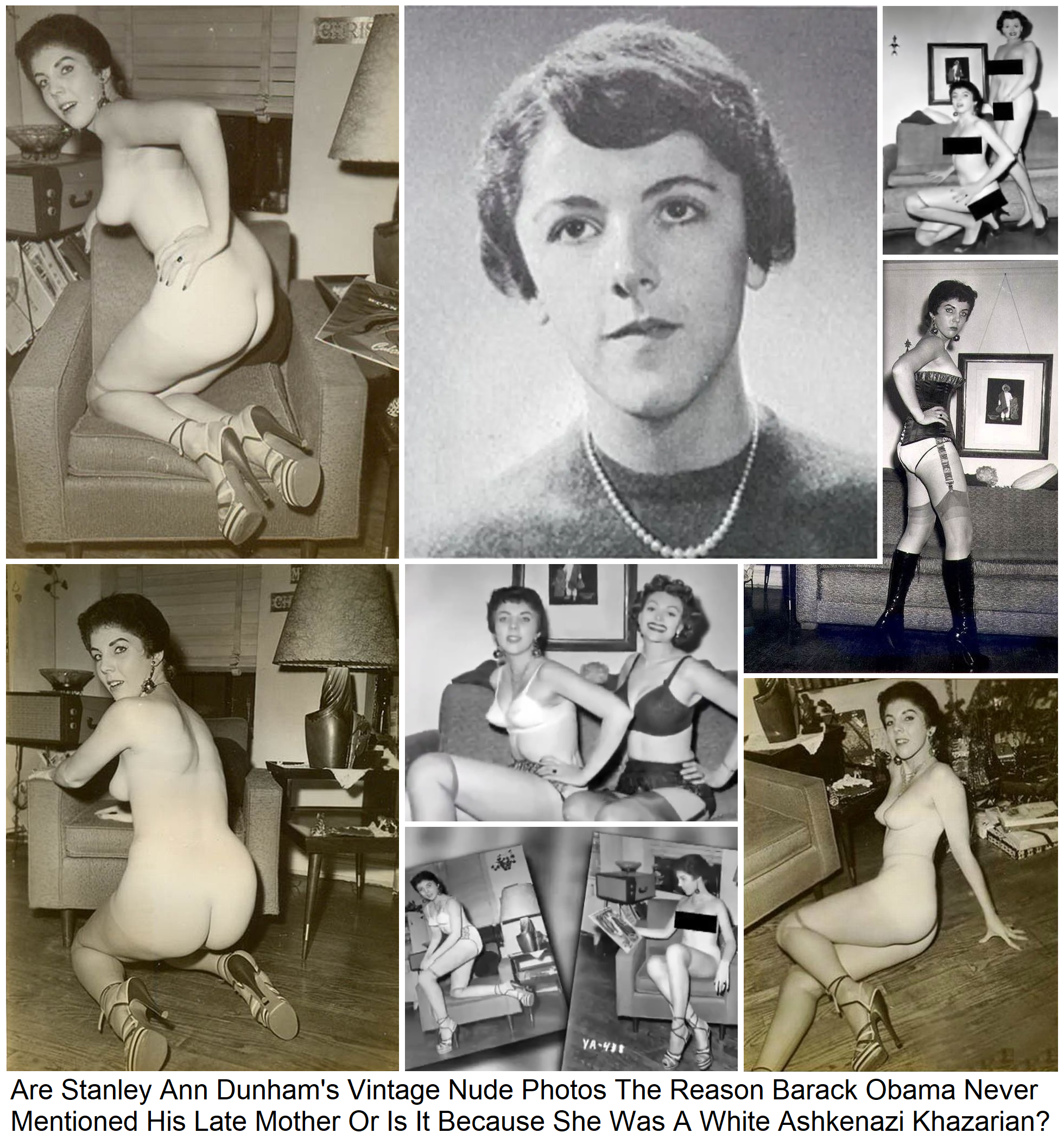 Barack Obama's Mother: Stanley Ann Dunham's Vintage Nude Photos - The  Donald - America First | Patriots Win