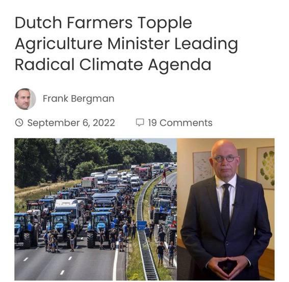 Dutch committees bend the knee to farmers.  – The Donald – America First